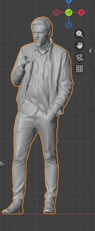 Smoking Blazer Man